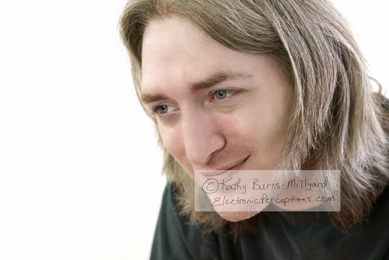 Stock Photo: Man With Salt & Pepper Hair - by Kathy Burns-Millyard