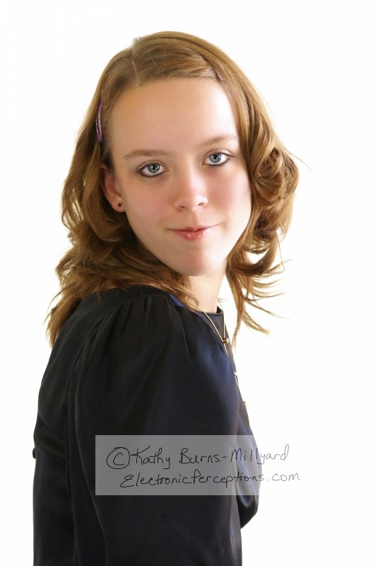 Stock Photo: Flirty Young Woman - by Kathy Burns-Millyard