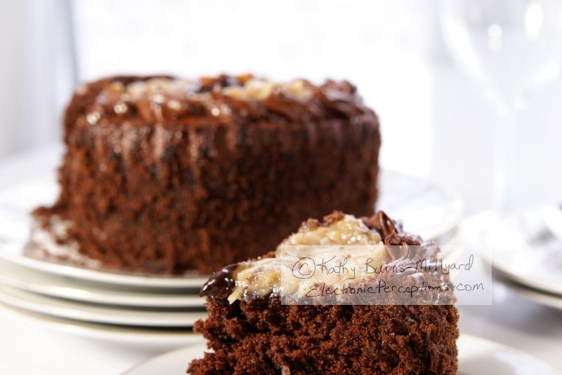 Stock Photo: Chocolate Cake - by Kathy Burns-Millyard