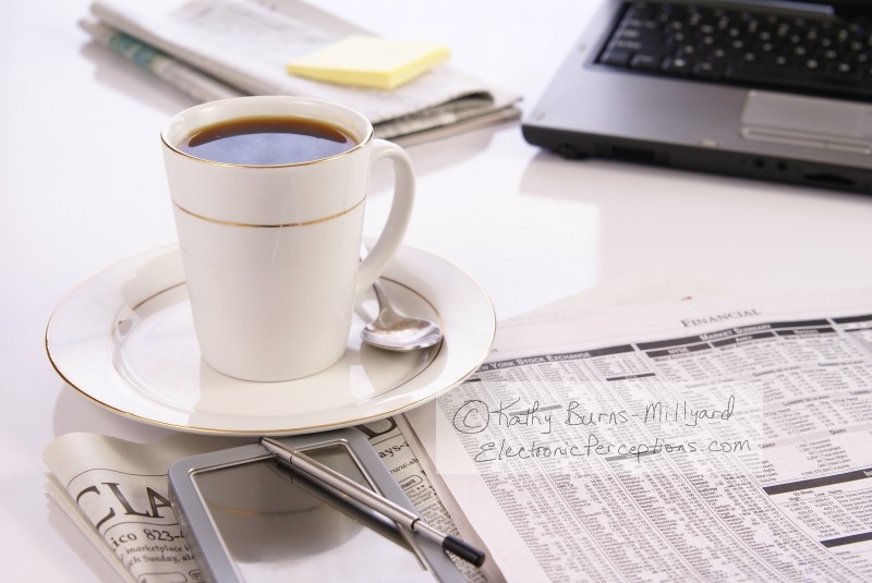 Busy Office Desk Photo Series
