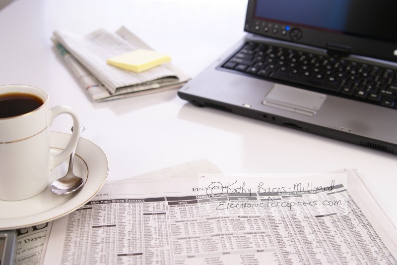 Stock Photo: Office Desk - by Kathy Burns-Millyard