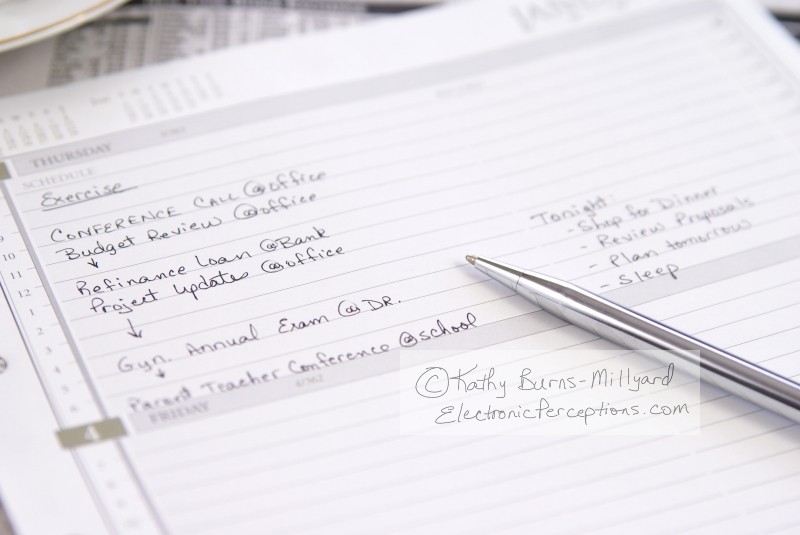 Stock Photo: Schedule - by Kathy Burns-Millyard