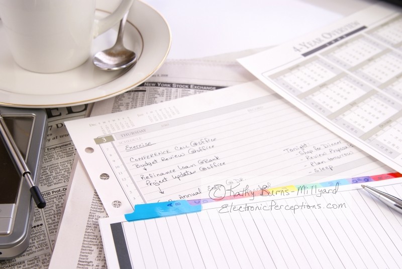 Stock Photo: Office Desk - by Kathy Burns-Millyard