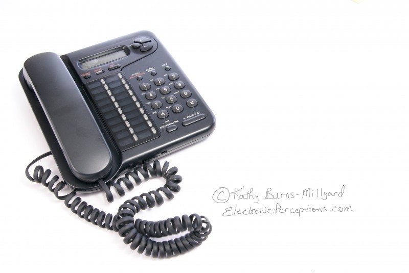 Stock Photo: Telephone - by Kathy Burns-Millyard