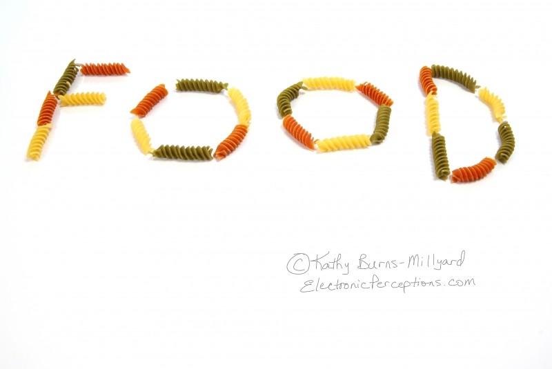 Stock Photo: Pasta Food Word - by Kathy Burns-Millyard