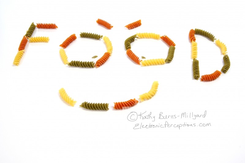 Stock Photo: Pasta Food Funny Face - by Kathy Burns-Millyard