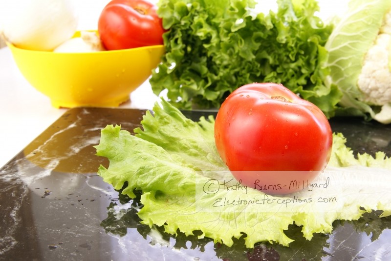 Stock Photo: Fresh Vegetables - by Kathy Burns-Millyard