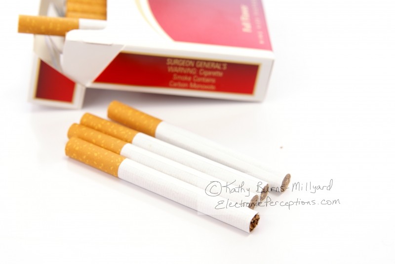 Stock Photo: Cigarette Warning - by Kathy Burns-Millyard