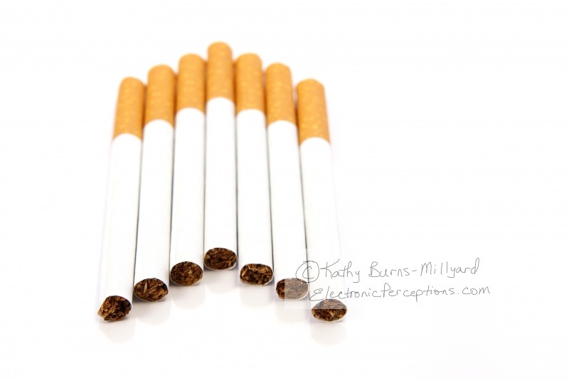 Stock Photo: Cigarettes - by Kathy Burns-Millyard