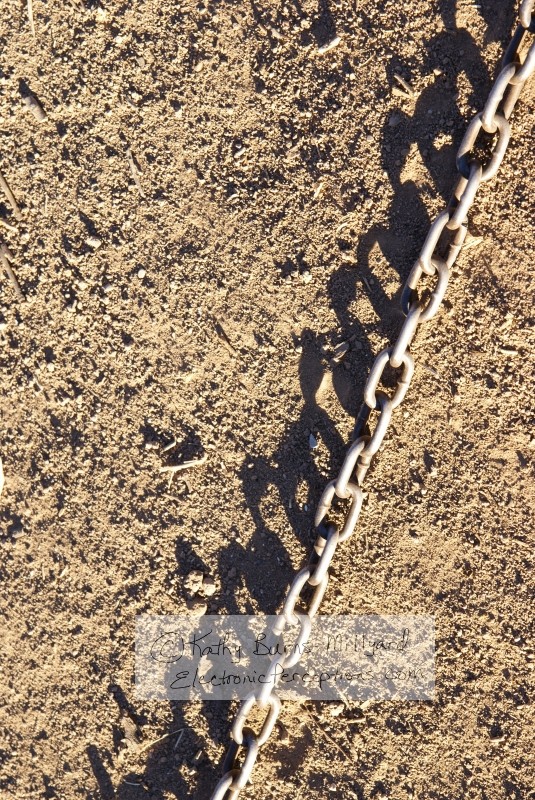 Stock Photo: Chain Shadow - by Kathy Burns-Millyard
