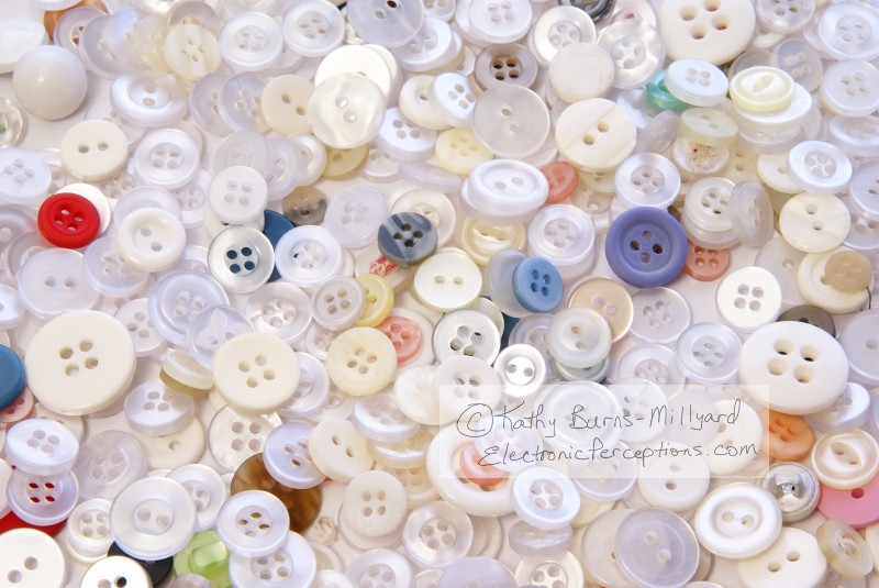 Stock Photo: Buttons - by Kathy Burns-Millyard