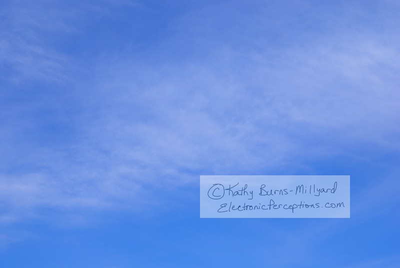Stock Photo: Blue Sky & Clouds - by Kathy Burns-Millyard