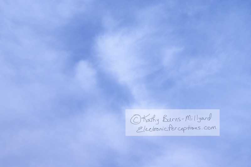 Stock Photo: Blue Sky & Clouds - by Kathy Burns-Millyard