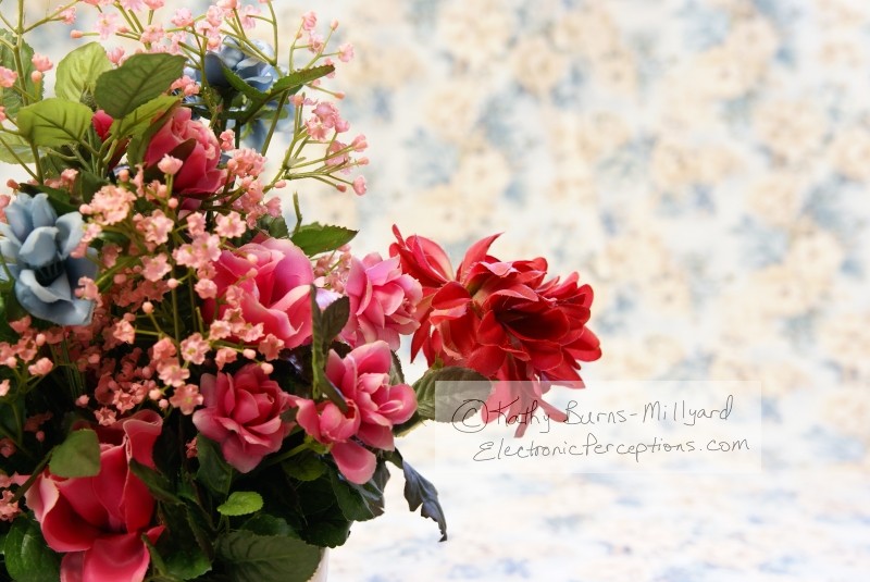 Stock Photo: Silk Flowers - by Kathy Burns-Millyard