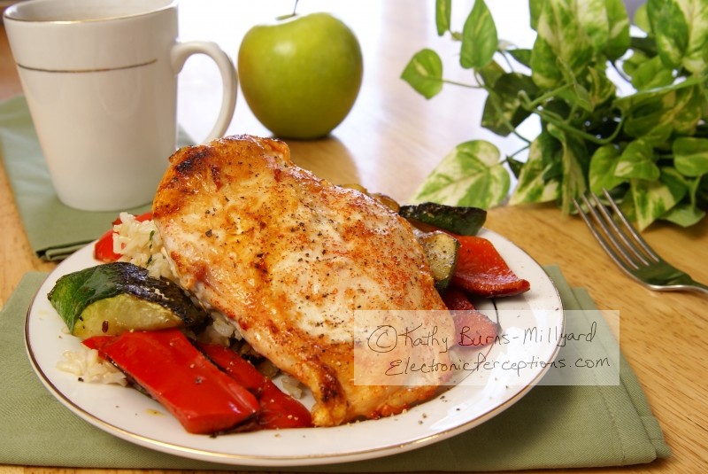 Stock Photo: Broiled Pepper Chicken Breast part 3 - by Kathy Burns-Millyard