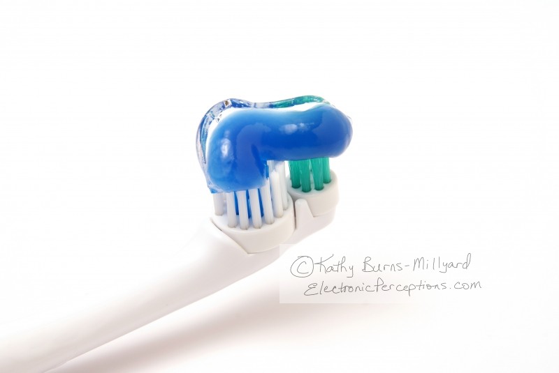 Stock Photo: Toothbrush and Paste - by Kathy Burns-Millyard