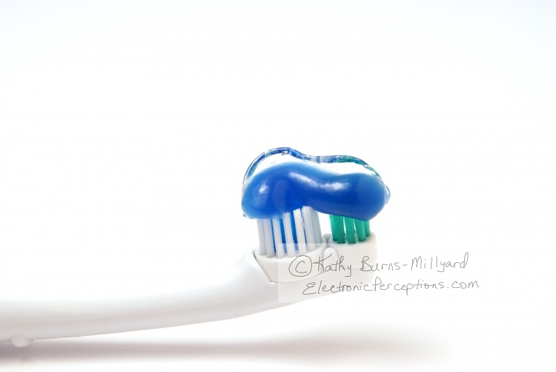 Stock Photo: Toothbrush and Paste - by Kathy Burns-Millyard