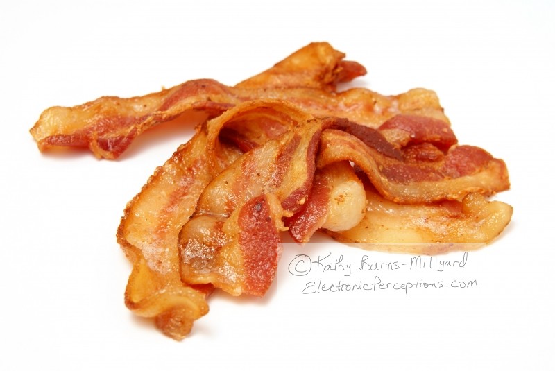 Stock Photo: Cooked Bacon - by Kathy Burns-Millyard