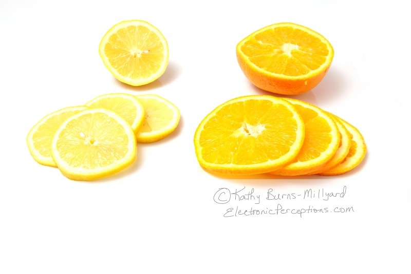 Stock Photo: Lemons and Oranges - by Kathy Burns-Millyard