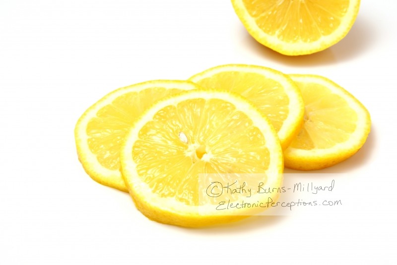 Stock Photo: Lemon Slices - by Kathy Burns-Millyard