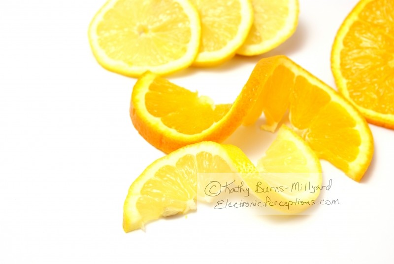 Stock Photo: Citrus Twists - by Kathy Burns-Millyard