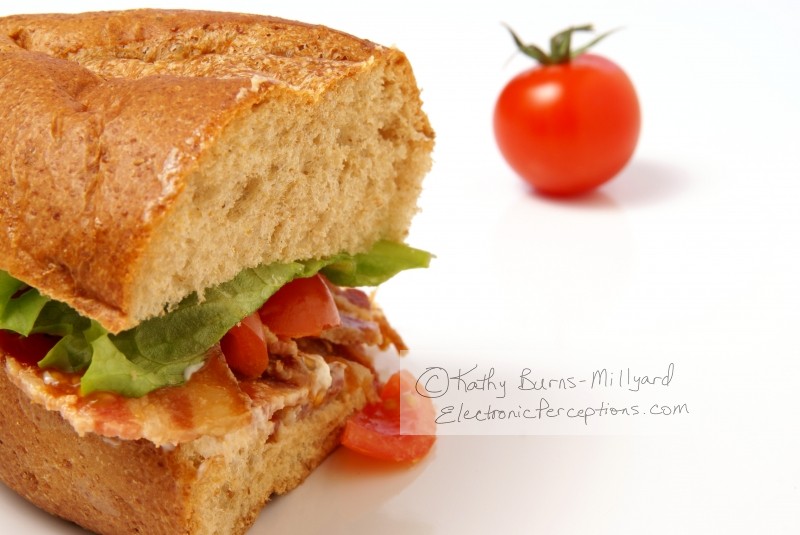Stock Photo: Bacon Sandwich - by Kathy Burns-Millyard