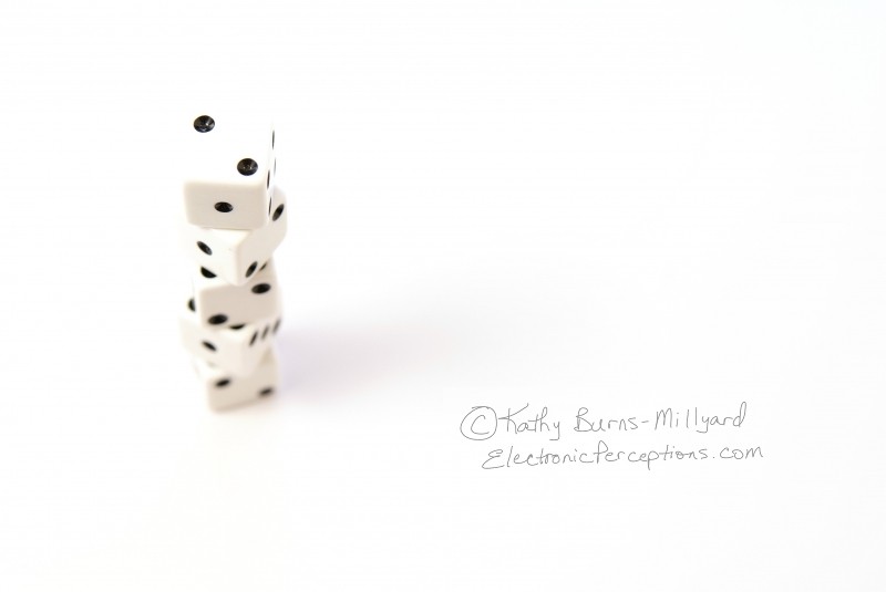 Stock Photo: Stack of Dice - by Kathy Burns-Millyard