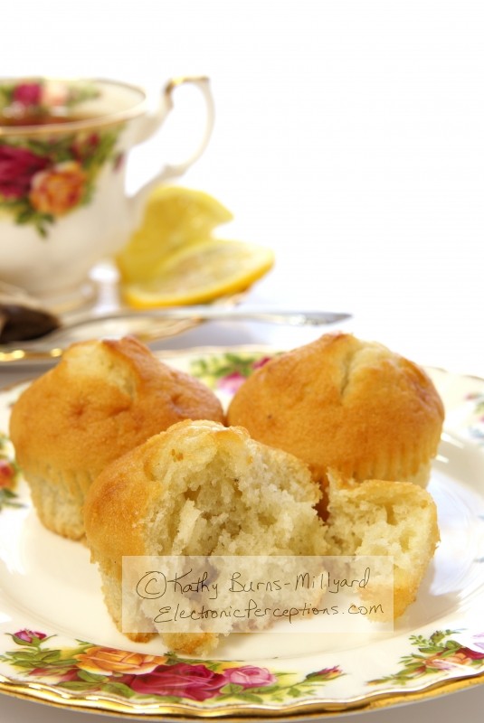 Stock Photo: Muffins and Tea - by Kathy Burns-Millyard