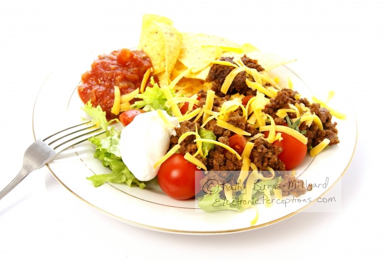 Stock Photo: Taco Salad - by Kathy Burns-Millyard