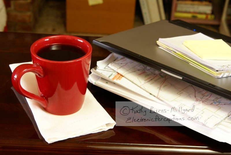 Stock Photo: Mobile Office - by Kathy Burns-Millyard