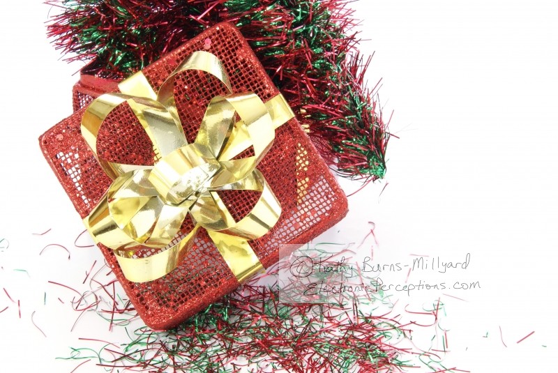 Stock Photo: Christmas Box - by Kathy Burns-Millyard