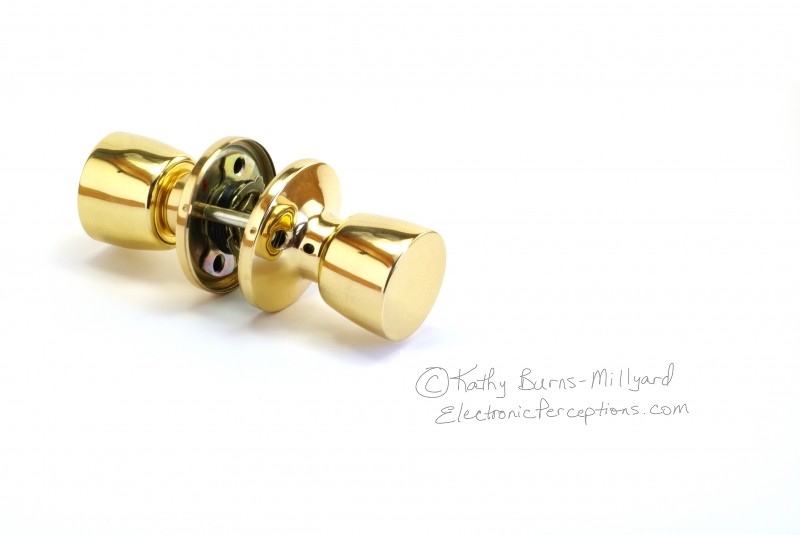 Stock Photo: Shiny Door Knobs - by Kathy Burns-Millyard