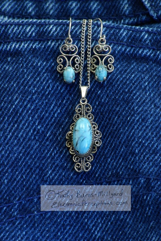 Stock Photo: Turquoise Jewelry - by Kathy Burns-Millyard
