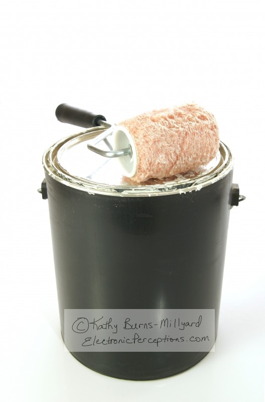 Stock Photo: Can of Paint - by Kathy Burns-Millyard