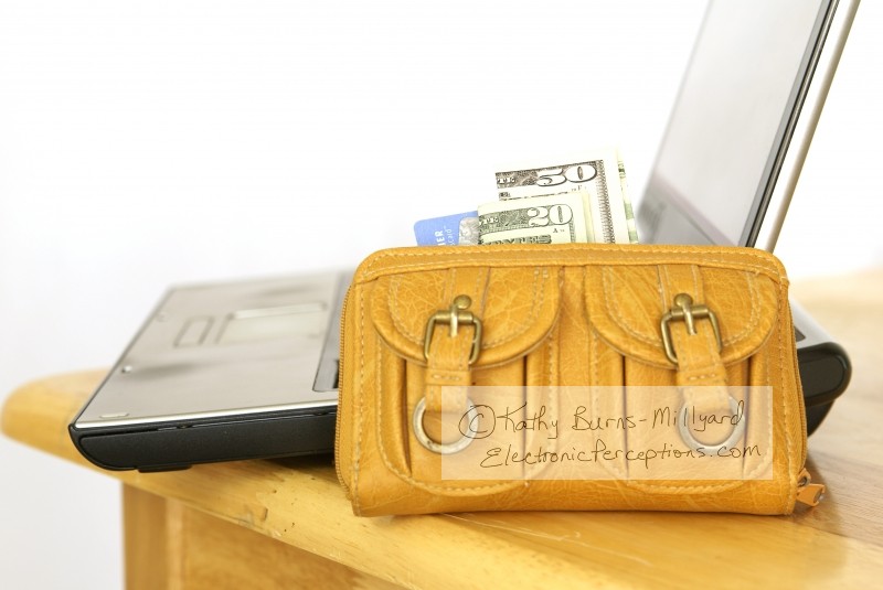 Stock Photo: Cash or Credit - by Kathy Burns-Millyard