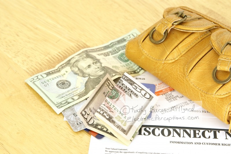Stock Photo: Problems Paying Bills - by Kathy Burns-Millyard
