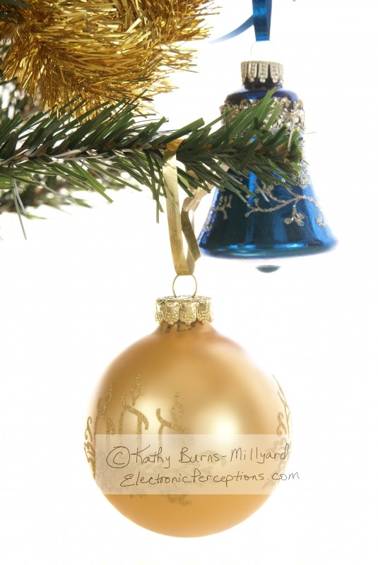 Stock Photo: Hanging Christmas Ornaments - by Kathy Burns-Millyard