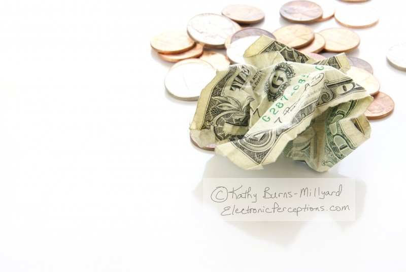 Stock Photo: Money Problems - by Kathy Burns-Millyard