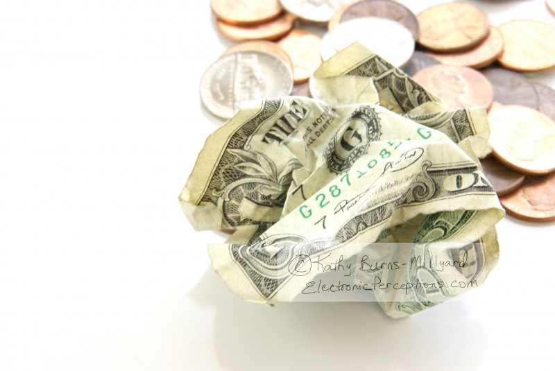 Stock Photo: Dollars and Cents - by Kathy Burns-Millyard
