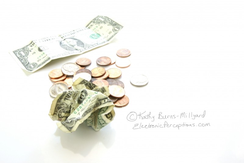 Stock Photo: Money Problems - by Kathy Burns-Millyard