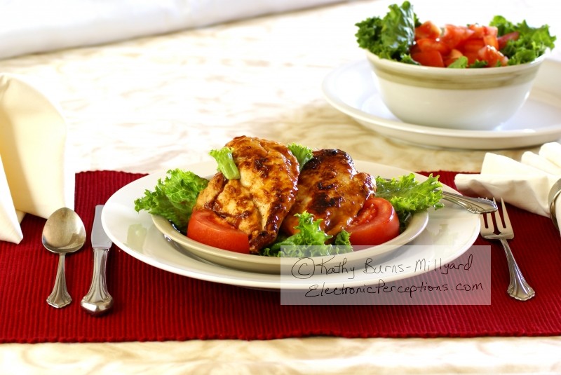 Stock Photo: Barbecue Chicken - by Kathy Burns-Millyard