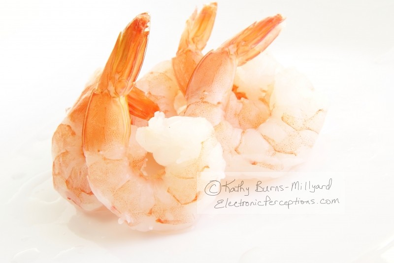 Stock Photo: Shrimp With Tails - by Kathy Burns-Millyard