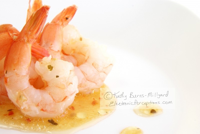 Stock Photo: Shrimp With Herbs - by Kathy Burns-Millyard