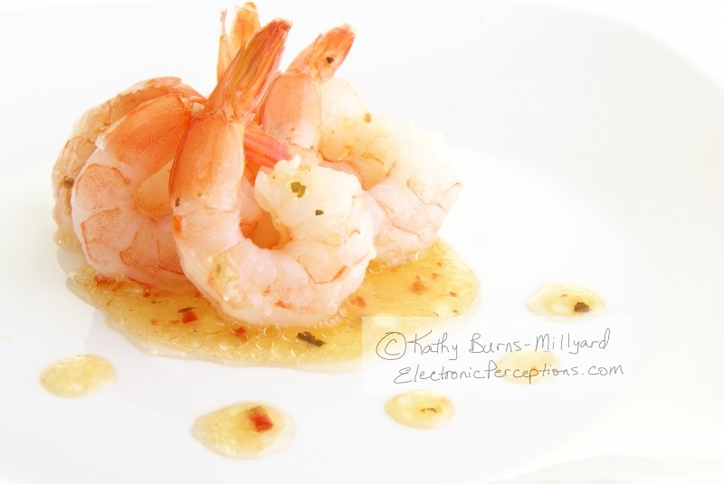 Stock Photo: Shrimp With Herbs - by Kathy Burns-Millyard