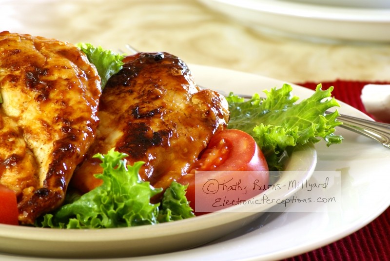 Stock Photo: Barbecued Chicken - by Kathy Burns-Millyard