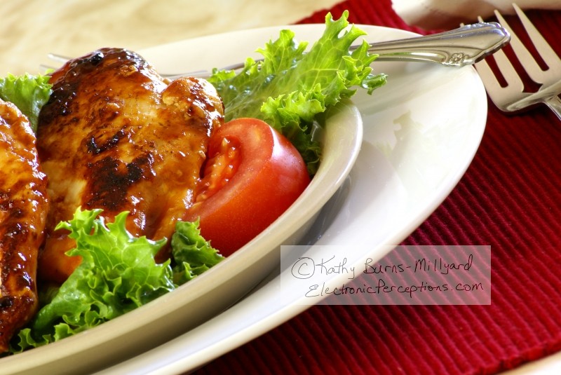 Stock Photo: Barbecue Chicken - by Kathy Burns-Millyard