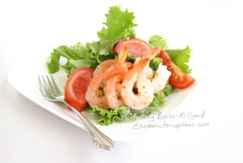 Stock Photo: Shrimp Salad - by Kathy Burns-Millyard