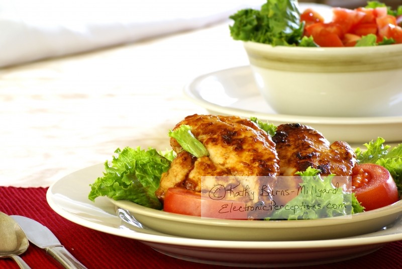 Stock Photo: Barbecue Chicken - by Kathy Burns-Millyard