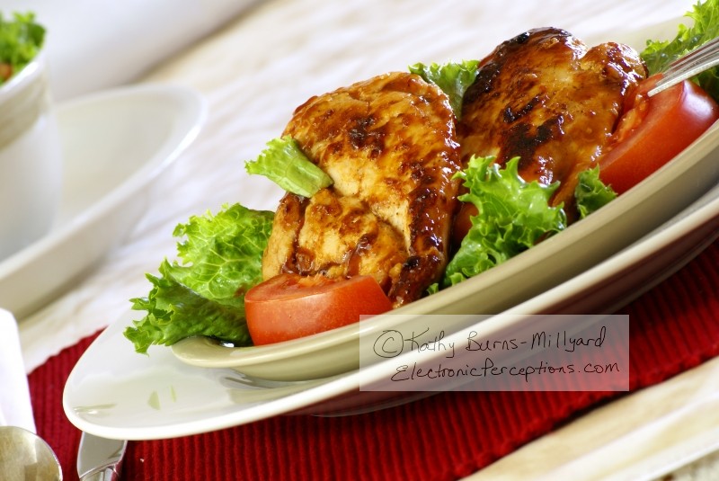Stock Photo: Barbecue Chicken - by Kathy Burns-Millyard