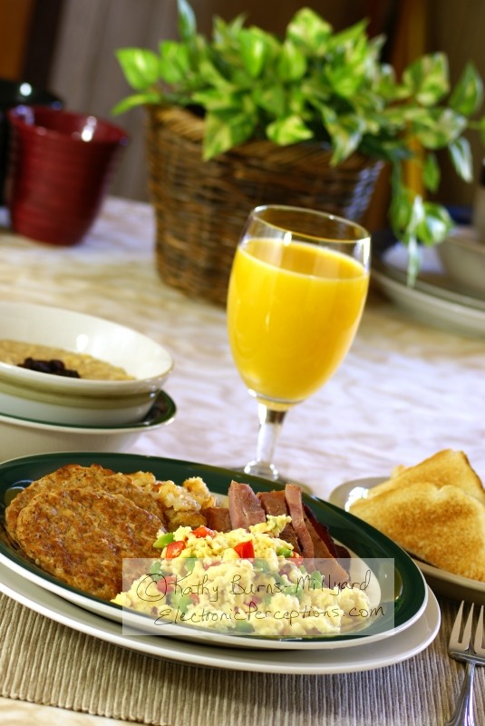 Stock Photo: Hearty Breakfast - by Kathy Burns-Millyard